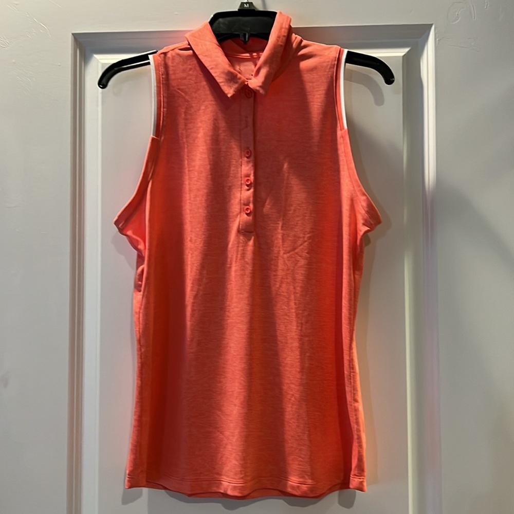 NWOT Under armour polo sleeveless top